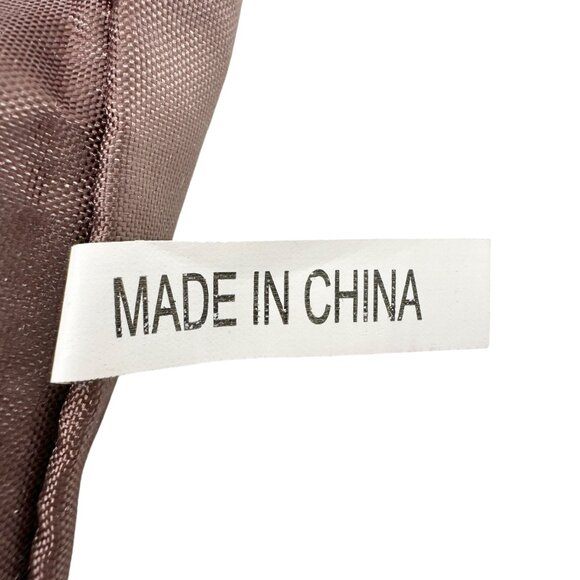 Tanya Lee Quilted Floral Zippered Pouch Make Up Travel Bag Pink Brown 6.5 x 9.5 - Picture 6 of 8